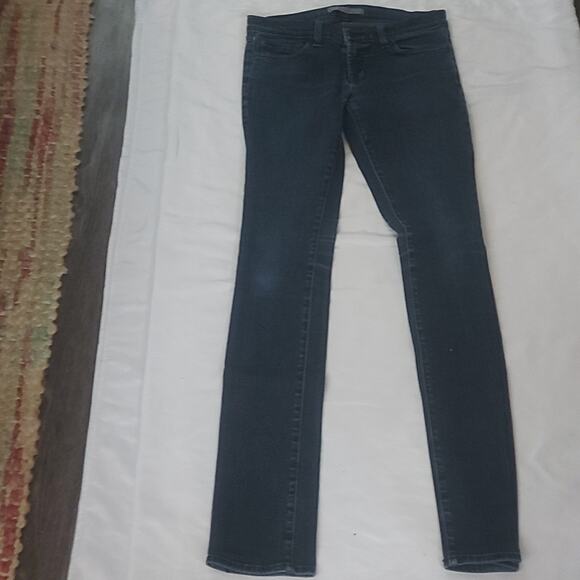 J Brand Pencil Leg Jeans No Size Tag Classic Casual Preppy Festival Rocker - Picture 2 of 12